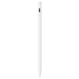 Stylus pen Techsuit (AC10-CP), pentru iPad, Bluetooth, Type-C, Respingere palma, Tilt Pressure Sense, 130mAh, 5V, 0.2A, alb