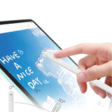 Stylus pen Techsuit (V15), pentru iPad, Find My Pen App, Bluetooth, Type-C, Respingere palma, Tilt Sensitivity, 130mAh, alb