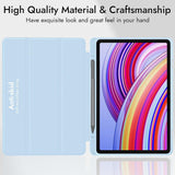 Husa tableta pentru Xiaomi Redmi Pad Pro, Techsuit Flex Trifold (cu Pencil Holder), gri