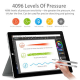 Stylus pen Techsuit (F94S), pentru Microsoft Surface, Active, Educational Pen, Respingere palma, Aaaa Battery, MPP1.51, negru