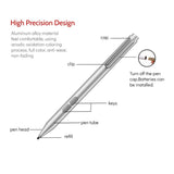 Stylus pen Techsuit (F94S), pentru Microsoft Surface, Active, Educational Pen, Respingere palma, Aaaa Battery, MPP1.51, negru