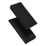 Husa pentru Samsung Galaxy S24 FE, Techsuit Magskin Book, negru