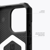 Husa pentru iPhone 15 Pro, UAG Pathfinder MagSafe, argintiu