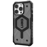 Husa pentru iPhone 16 Pro, UAG Pathfinder Clear MagSafe, cenusiu