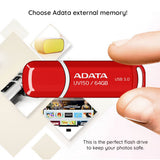 Adata Memory Stick (AUV150-32G-RRD), USB 2.0 Flashdrive, 32GB, Rosu