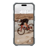 Husa pentru iPhone 15 Pro, UAG Essential Armor MagSafe, gri