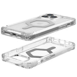 Husa pentru iPhone 15 Pro Max, UAG Plyo MagSafe, alb