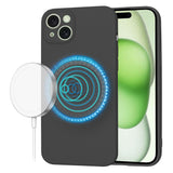 Husa pentru iPhone 15 Plus, Techsuit SoftFlex MagSafe, mov