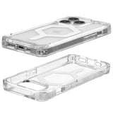 Husa pentru iPhone 15 Pro Max, UAG Plyo MagSafe, alb