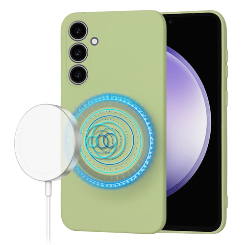 Husa pentru Samsung Galaxy S23 FE, Techsuit SoftFlex MagSafe, verde
