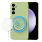 Husa pentru Samsung Galaxy S23 FE, Techsuit SoftFlex MagSafe, verde