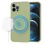 Husa pentru iPhone 12 Pro Max, Techsuit SoftFlex MagSafe, verde