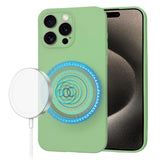 Husa pentru iPhone 15 Pro Max, Techsuit SoftFlex MagSafe, verde deschis