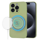 Husa pentru iPhone 15 Pro, Techsuit SoftFlex MagSafe, verde