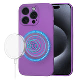 Husa pentru iPhone 15 Pro, Techsuit SoftFlex MagSafe, mov