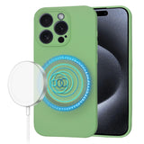 Husa pentru iPhone 15 Pro, Techsuit SoftFlex MagSafe, verde deschis