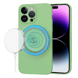 Husa pentru iPhone 14 Pro Max, Techsuit SoftFlex MagSafe, verde deschis