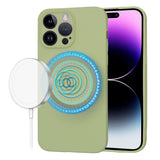 Husa pentru iPhone 14 Pro Max, Techsuit SoftFlex MagSafe, verde