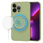Husa pentru iPhone 13 Pro, Techsuit SoftFlex MagSafe, verde
