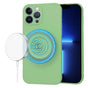 Husa pentru iPhone 13 Pro Max, Techsuit SoftFlex MagSafe, verde deschis