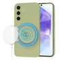 Husa pentru Samsung Galaxy A55 5G, Techsuit SoftFlex MagSafe, verde