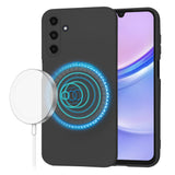 Husa pentru Samsung Galaxy A15 4G, Techsuit SoftFlex MagSafe, mov