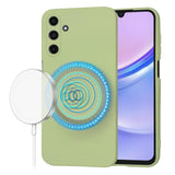 Husa pentru Samsung Galaxy A15 4G, Techsuit SoftFlex MagSafe, verde