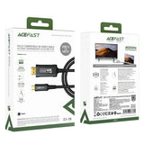 Cablu audio Acefast Video Cable (C1-10), Type-C to HDMI, 4k@60Hz, Plug and Play, 1.8m, negru