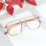 Techsuit Anti-Blue Light Glasses Reflex PC (PC28014-C8), Square, Clear