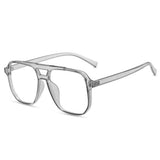 Techsuit Anti-Blue Light Glasses Reflex PC (PC28014-C8), Square, Clear