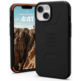Husa pentru iPhone 14 Plus, UAG Civilian MagSafe, negru