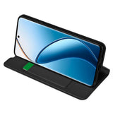 Husa pentru Realme 12 Pro, Techsuit Magskin Book, negru