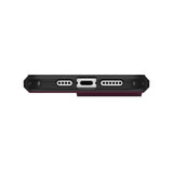 Husa pentru iPhone 16 Pro Max, UAG Civilian MagSafe, bordo