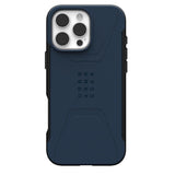 Husa pentru iPhone 16 Pro Max, UAG Civilian MagSafe, bleumarin