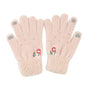 Techsuit Gloves (ST0011), from Mink Fur, Size 21cm, Beige
