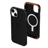 Husa pentru iPhone 14 Plus, UAG Civilian MagSafe, negru