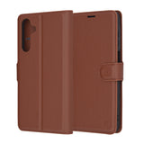 Husa pentru Samsung Galaxy A16 4G, Techsuit Leather Folio, maro