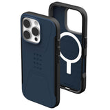 Husa pentru iPhone 16 Pro, UAG Civilian MagSafe, bleumarin