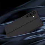Husa pentru Samsung Galaxy A15 4G, Techsuit Magskin Book, negru