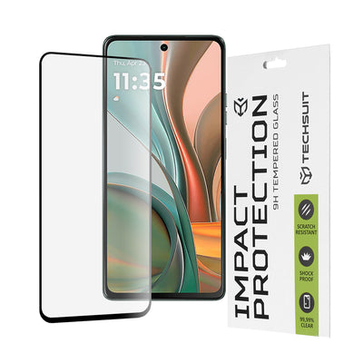 Folie de protectie pentru Motorola Moto G75, Techsuit 111D Full Cover / Full Glue Glass