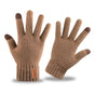 Iwarm Gloves (ST0016), from Alpaca Wool, Size 22cm, Coffee