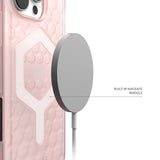 Husa pentru iPhone 16 Pro, UAG Essential Armor MagSafe, roz