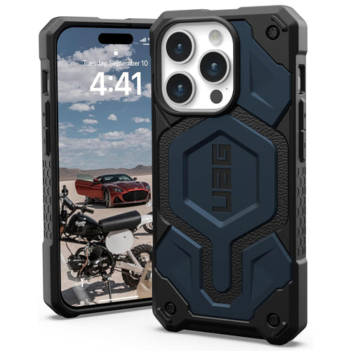 Husa pentru iPhone 15 Pro, UAG Monarch Pro MagSafe, bleumarin