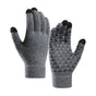 Iwarm Gloves (ST0018), Premium Wool, cu Non-slip Details, Size 23cm, Gri