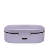 Casti wireless Guess (GUTWST31EU), Bluetooth 5.0, TWS, USB-C, cu Afisaj LED, Docking station, IPX4, mov