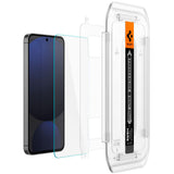 Folie de protectie pentru Samsung Galaxy S24 FE, Spigen (2 pack) Glas.tR EZ-FIT (AGL08729)