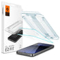 Folie de protectie pentru Samsung Galaxy S24 FE, Spigen (2 pack) Glas.tR EZ-FIT (AGL08729)
