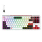 Tastatura Havit Gaming Keyboard (KB902L), USB-C, cu Lumini RGB, 1.8m, 200mA, negru;alb;rosu