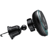 Suport auto Havit cu Wireless Charging (W3036), cu Cooler, pentru Grila ventilatie, 15W, negru