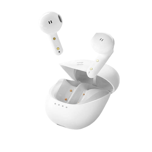 Casti wireless Havit (TW931), Bluetooth 5.4, Half in-ear, Microfon, TWS, ENC, Type-C, 300mAh, alb